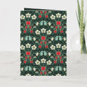 Viktorianische Venus Flytrap & Butterfly Custom Karte (Rückseite)