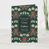 Viktorianische Venus Flytrap & Butterfly Custom Karte (Vorderseite)