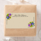 Viktorianische Versandmarken mit Blumenakzenten (Insitu)