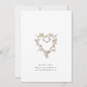 Viktorianische Verziert-Grace-Floral-ENGAGEMENT-Pa Einladung (Rückseite)