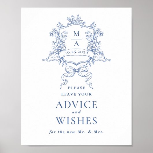 Viktorianische Verzierte Beratung und Wünsche Poster (Vorne)