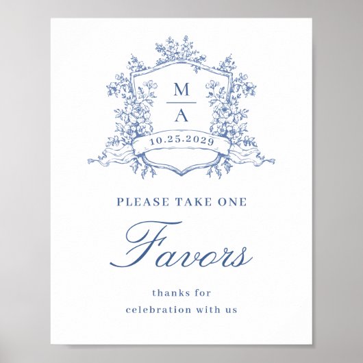 Viktorianische Verzierte Blautöglichkeiten Poster (Vorne)