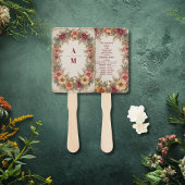 Viktorianische Verzierte Blumenzellenhochzeit Fächer