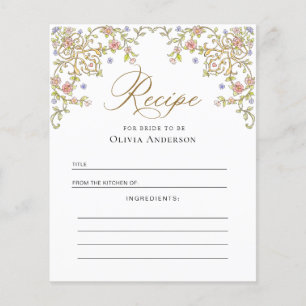 Viktorianische verzierte elegante Blumen Hochzeits