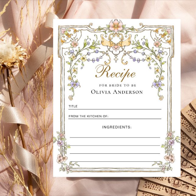 Viktorianische Verzierte Grace Floral Bridal Rezep (Von Creator hochgeladen)