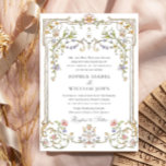 Viktorianische Verzierte Grace Floral Frame Weddin Einladung<br><div class="desc">Für weitere Anpassungen klicken Sie bitte auf "Diese Vorlage personalisieren",  dann auf "Bearbeiten mit dem Entwurfswerkzeug". Stilvoll bearbeitbare Vorlagen,  die leicht zu benutzen sind,  weitere Artikel im Laden verfügbar (Einladungen,  uAwg,  Dankeschön-Karten,  Schreibwaren & Dekor). Wenn Sie Hilfe oder passende Artikel benötigen,  kontaktieren Sie mich bitte.</div>