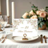 Viktorianische Verzierte Grace Floral Wedding Plat Einladung