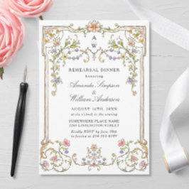 Viktorianische Verzierte Grace Probe Einladung