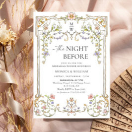 Viktorianische Verzierte Grace Probe Einladung