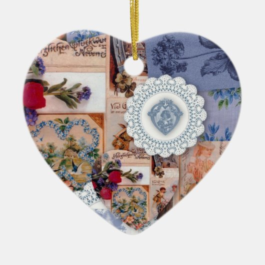 Viktorianische Verzierung Keramik Ornament (Vorne)