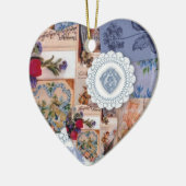 Viktorianische Verzierung Keramik Ornament (Links)