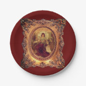 Viktorianische, Viktorianische Rahmen Pappteller (Vorderseite)