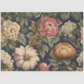 Viktorianische Vintage Blumendecouponierung Seidenpapier (Vorderseite)