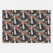 Viktorianische Vintage Cocktailkultur Geschenkpapier Set (Vorderseite 3)