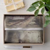 Viktorianische Vintage Lokomotive-Entschlüsselung Seidenpapier (Geschenk)