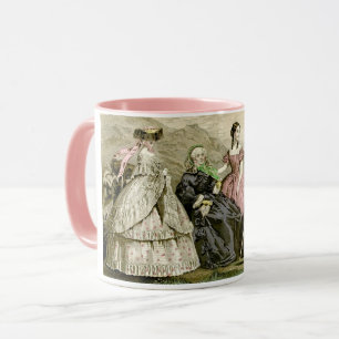 Viktorianische Vintage Mode Tasse