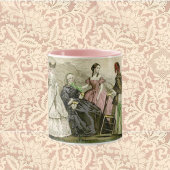 Viktorianische Vintage Mode Tasse