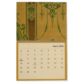 Viktorianische Vintage Muster der Edwardian-Zeitun Kalender (Mär 2026)