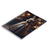 Viktorianische Vintage Mysteriöse Elegante Frau Notizblock (Linke Seite)