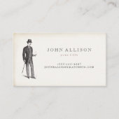 Viktorianische Vintage Rufkarte 2 Telefonnummerkarte (Vorderseite)