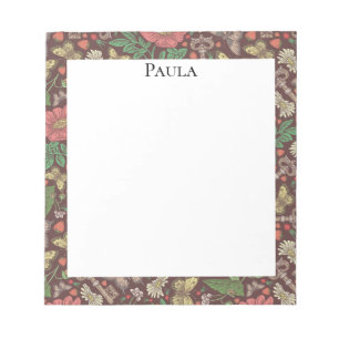 Viktorianische Vintage-Schmetterling Alte Schlüsse Notizblock