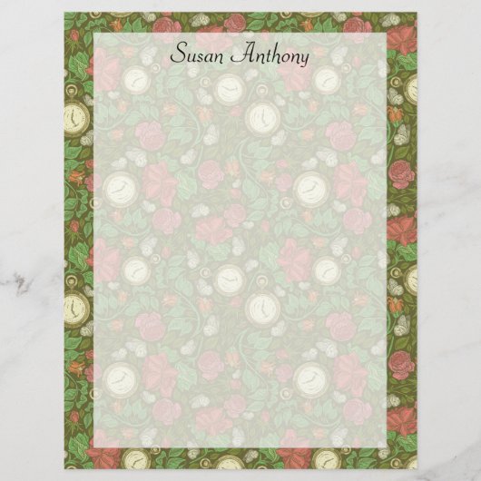 Viktorianische Vintage Steampunk-Pocket-Rose (Vorderseite)