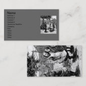 Viktorianische Visitenkarte (Vorne/Hinten)