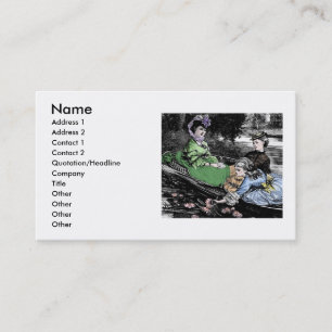 Viktorianische Visitenkarte