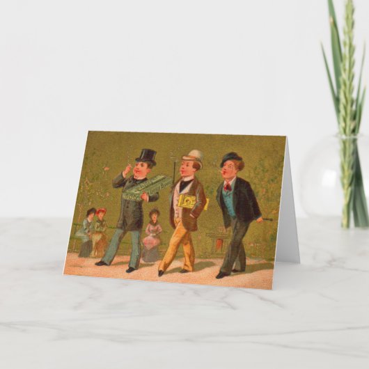 Viktorianische Visitenkarte Kleine Beauties Zigare Karte (Vorderseite)