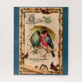 Viktorianische Visitenkarte Standard Nähmaschine C Puzzle (Vertikal)