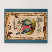 Viktorianische Visitenkarte Standard Nähmaschine C Puzzle (Horizontal)