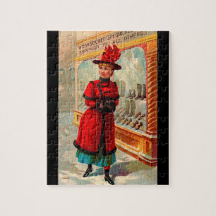 Viktorianische Visitenkarte: Woonsocket Specialtie Puzzle