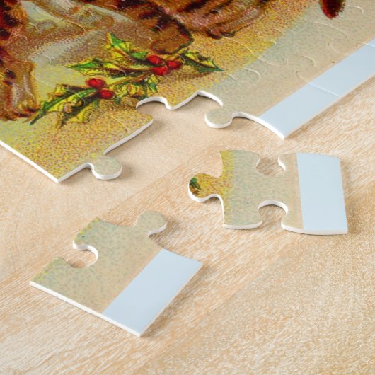 Viktorianische Visitenkartenkätzchen Puzzle (Seite)