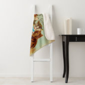 Viktorianische Visitenkartenkätzchen Sherpadecke (Beispiel)