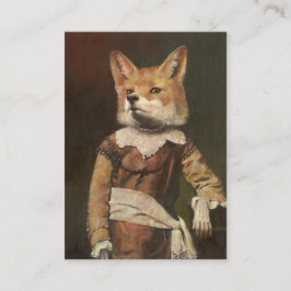 Viktorianische Vixen ACEO Business Card Visitenkarte