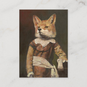 Viktorianische Vixen ACEO Business Card Visitenkarte
