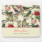 Viktorianische Vögel Mousepad (Vorne)