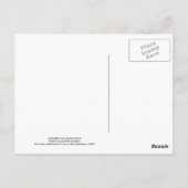 Viktorianische Wasserfarbe Postkarte (Rückseite)