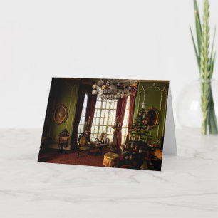 Viktorianische Weihnachten - Blanke Grußkarte Karte