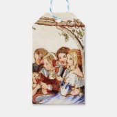 Viktorianische Weihnachten Geschenkanhänger (Vorderseite)