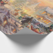 Viktorianische Weihnachten Geschenkpapier (Ecke)