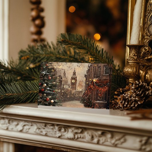 Viktorianische Weihnachten im Londoner Winter