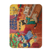 Viktorianische Weihnachten Magnet (Vertikal)