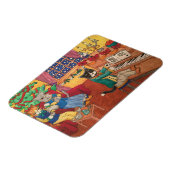 Viktorianische Weihnachten Magnet (Linke Seite)