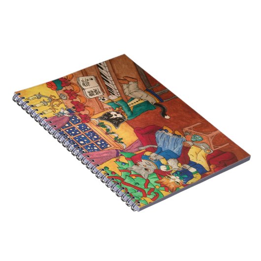 Viktorianische Weihnachten Notizblock (Rechte Seite)