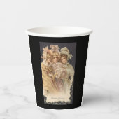 Viktorianische Weihnachten Pappbecher (Vorderseite)