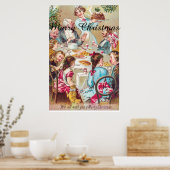 Viktorianische Weihnachten Poster (Küche)