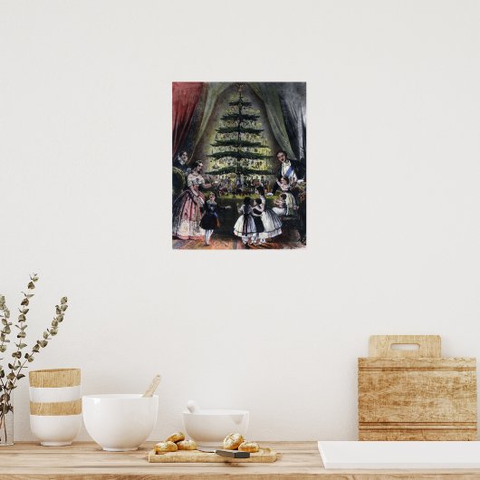 Viktorianische Weihnachten Poster (Küche)