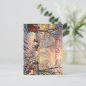 Viktorianische Weihnachten Postkarte (Stehend Vorderseite)