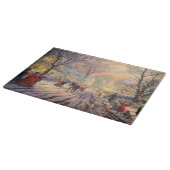 Viktorianische Weihnachten Schneidebrett (Ecke)